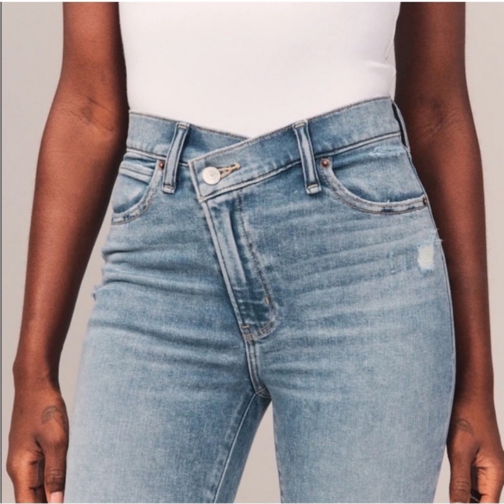 Abercrombie & Fitch Light Blue High Rise Jeans